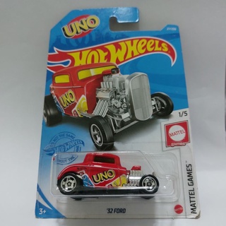 รถเหล็ก Hotwheels 32 FORD UNO สีแดง (ib36)