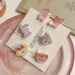 Cute Trumpet Fox Hair Clip Cartoon Rabbit Clip Hair Accessories for Women