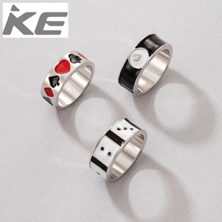 Cool Jewelry Three-piece Love Drip Ring Set Geometric Dice Ring Set for girls for women low p