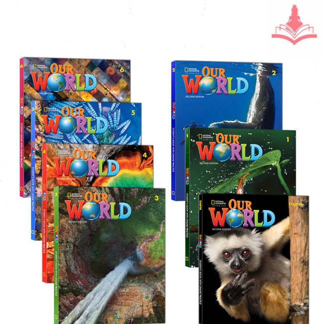 หนังสือเรียนและสมุดงานภาษาอังกฤษสำหรับเด็กและนักเรียนระดับประถมศึกษา—Primary School Student Children's National Geographic English Learning Textbook Workbooks Exercise Book“Our World 2nd Edition Grade Starter / 1 / 2 / 3 / 4 / 5 / 6”
