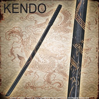 JAPAN ดาบไม้ ซามูไร Bokken ดาบไม้ ลายมังกร เคนโด้ Kendo ดาบเคนโด้ ดาบญี่ปุ่น Wooden Sword Samurai Katana Yakuza ยากูซ่า