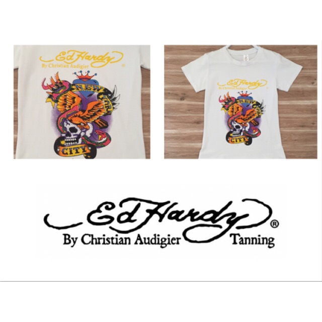 Ed Hardy เสื้อยืดมือสอง