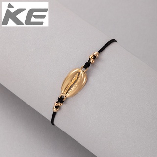 Jewelry Golden Shell Single Anklet Braided Rope Beaded Anklet for girls for women low price