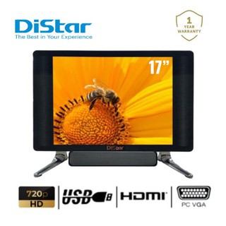 ทีวีขนาด 17 นิ้ว DiStar LED DIGITAL TV ขนาด 17" รองรับระบบทีวีดิจตอล ไม่ต้องใช้กล่อง