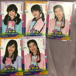 Music Card BNK48 single 5th Single "BNK Festival"