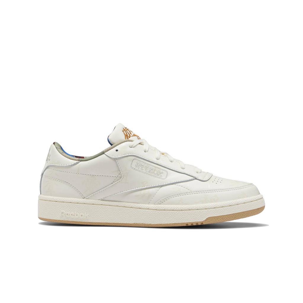 reebok white beige