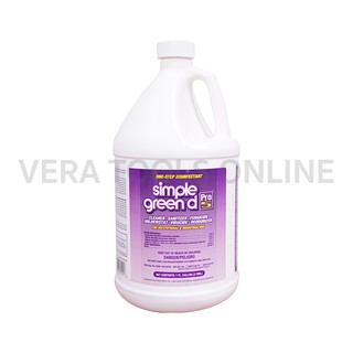 น้ำยา Simple Green D Pro5 สูตรเข้มข้นสำหรับใช้ในงานอาคารสำนักงาน size 1 gal.ฟรีขวดพลาสติกใสพร้อมหัวสเปรย์ 4 ขวด