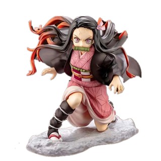 (พร้อมส่ง) Kamado Nezuko คามาโดะ เนะซึโกะ Kimetsu no Yaiba Demon Slayer ดาบพิฆาตอสูร Figure Model PVC ฟิกเกอร์ โมเดล