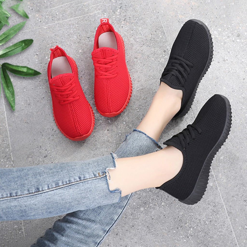 𝑳𝒂𝒆𝒊 𝒃𝒂𝒈&𝒔𝒉𝒐𝒆𝒔👠 รองเท้าผ้าใบ ทรงสปอร์ต ผ้านิ่มใส่สบาย เบอร์ 35-40