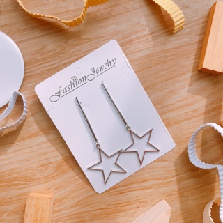 ต่างหูห้อยดาว น่ารักมากกกก💗(Earings two star)