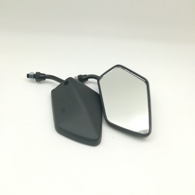 กระจกขาสั้นทรง KSR ใส่รถ YAMAHA และ HONDA และ Kawasaki -KSR เก่า และ ใหม่  (คู่ละ)