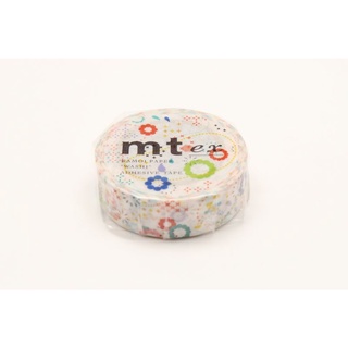 mt masking tape colorful POP (MTEX1P74) / เทปตกแต่งวาชิ ลาย colorful POP แบรนด์ mt masking tape ประเทศญี่ปุ่น