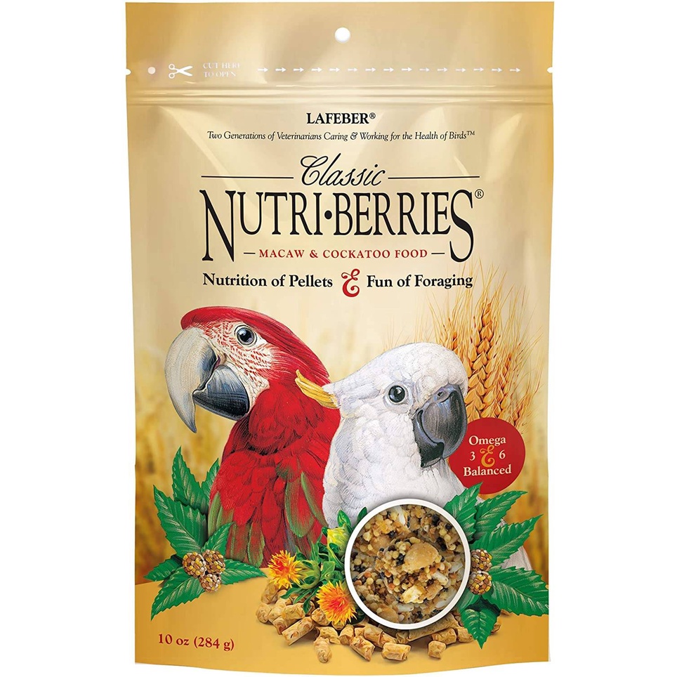 Lafeber  Macaw & Cockatoo Classic Nutri-Berries 284g.