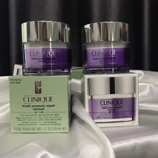 Clinique Fresh Pressed Repair Clinical MD™ Multi-dimensional Age Transformer Duo Resculpt + Revolumize 50ml