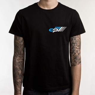 เสื้อยืดสีขาวเสื้อยืด พิมพ์ลายโลโก้ CP COLLINS PERFORMANCE NEXT LEVEL สําหรับรถยนต์S-4XL