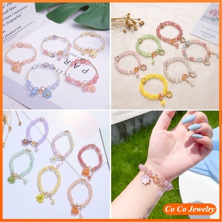 COCOJEWELRY กำไลข้อมือคริสตัล จี้รูปดอกเดซี่ สไตล์เกาหลี สำหรับผู้หญิง