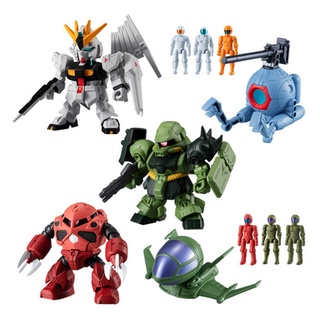 Bandai (ครบ Set 5 กล่อง) Mobile Suit Gundam Micro Wars 3 4549660393672 (Figure)