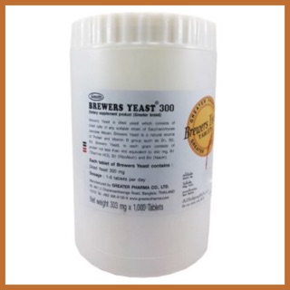 Brewers Yeast 300 mg. 1000 Tab brewer yeast