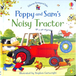 หนังสือนืทานภาษาอังกฤษ Poppy and Sams Noisy Tractor (Farmyard Tales Poppy and Sam) - Board book