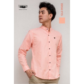 [ลด130฿โค้ดSEPIING38] TAWADA เสื้อเชิ้ตแขนยาว รหัส T006 OLD ROSE MANDARIN