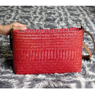 กระเป๋าสาน กระเป๋าถือรักษ์โลก Handmade bag กระเป๋ากระจูด