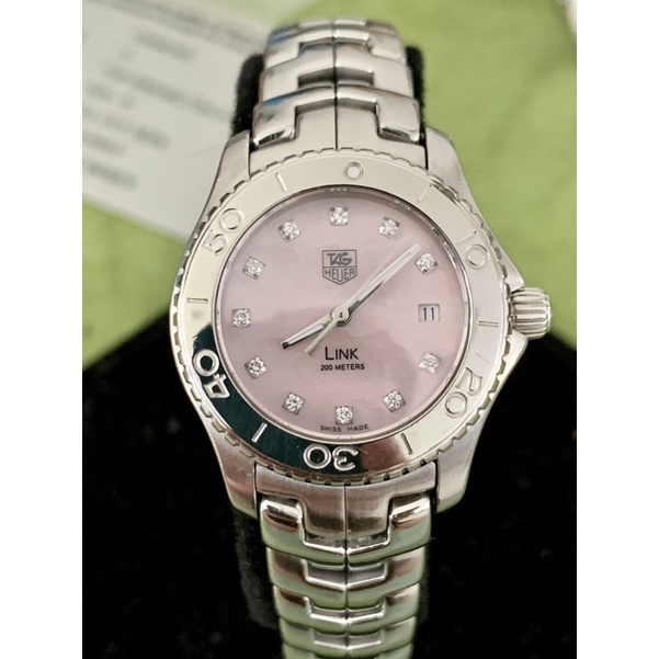 TAG Heuer Link Pink Mother of Pearl Women's Watch - WJ131C.BA0573