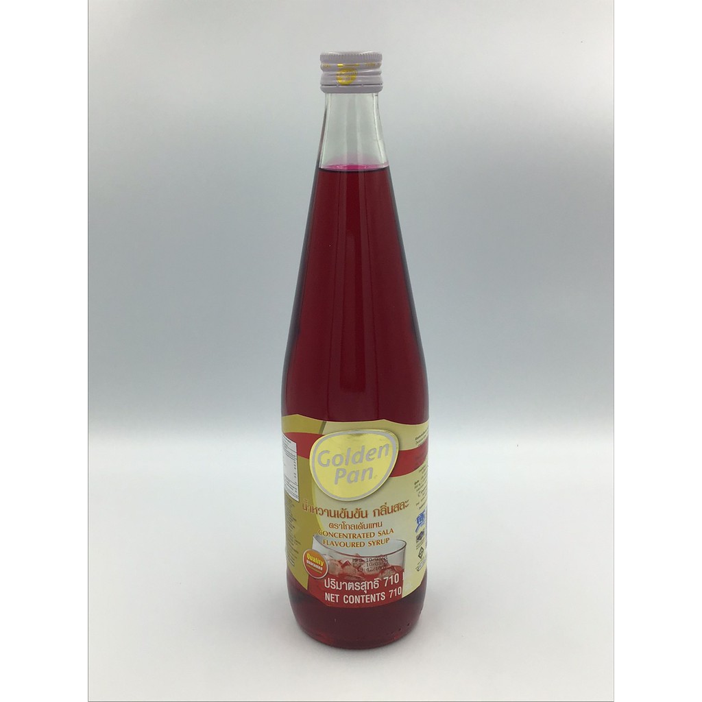 น้ำหวานเข้มข้น กลิ่นสละ ตราโกลเด้นแพน ขนาด 710 ซีซี