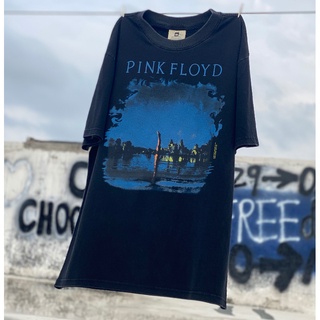 เสื้อยืดฤดูร้อนhotღღSpotღღ High Street Pink Floyd Pink Floyd Vintage Vintage Distressed Washed Short Sleeve T-ShirtS-3XL