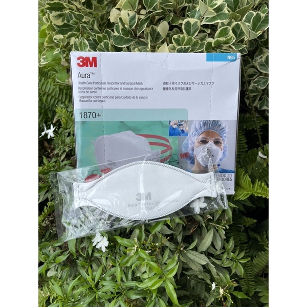 ✨ พร้อมส่ง 💢หน้ากากอนามัยทางการแพทย์ n95 ยี่ห้อ 3m รุ่น 1870+ ของแท้
