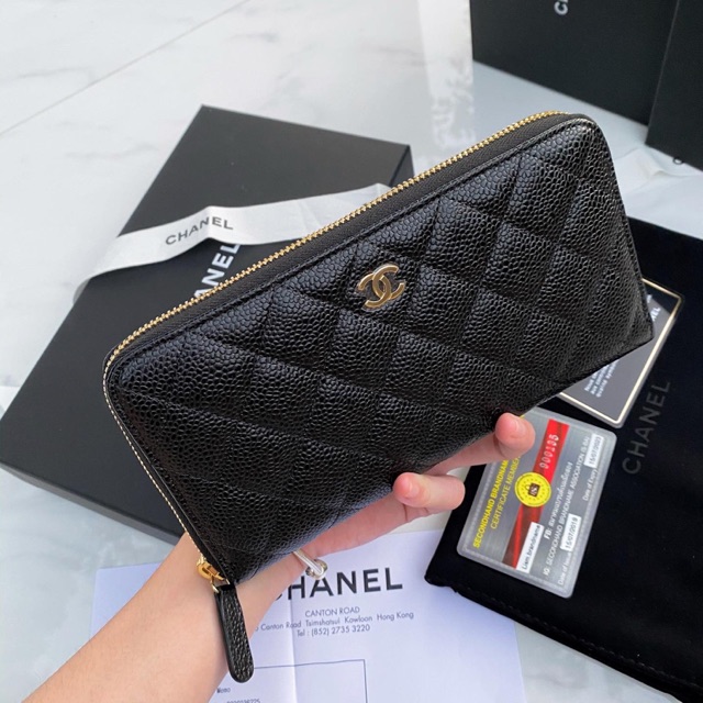 New Chanel wallet zippy holo 26