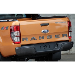 sticker 4x4 ติด ford ranger (สีเข้ม) ตัวหนา 2 ชิ้น ซ้าย ขวา (ติดรถสีอ่อน) สติ๊กเกอร์รีมูฟอย่างดี ไม่ทำลายสีตัวถังรถ