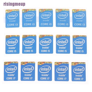 Risingmeup --- ~~ สติกเกอร์ฉลาก Intel Core I3 I5 I7 4Th Generation สําหรับติดตกแต่งโน้ตบุ๊ก 5 ชิ้น