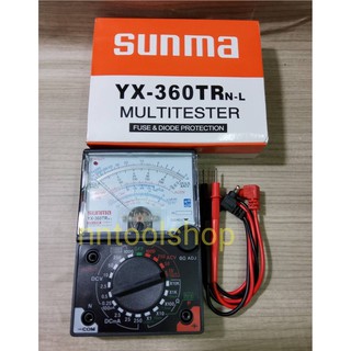 มัลติมิเตอร์วัดไฟ SUNMA YX-360TR ส่งด่วน ส่งไว