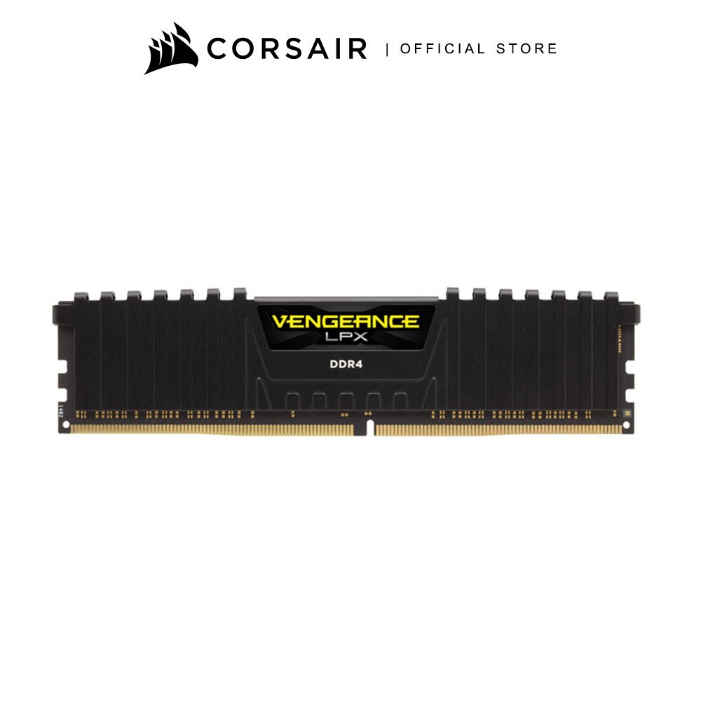 CORSAIR RAM VENGEANCE® LPX 16GB (2 x 8GB) DDR4 DRAM 2666MHz C16 Memory Kit - Black