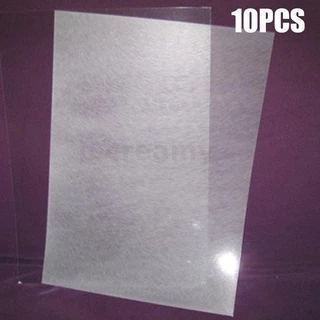 CREAMY 10PCS 20X29cm กระดาษหดความร้อนฟิล์มหดแผ่นกระดาษสำหรับ DIY แขวน Charms Fine Polish