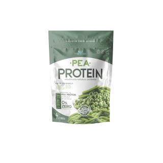 Pea protein isolate (พีโปรตีน ไอโซเลท) โปรตีนจากถั่วลันเตา 100% ออแกนิค ปลอด GMO ปริมาณ 1,000 กรัม ทานได้ 33 ครั้ง