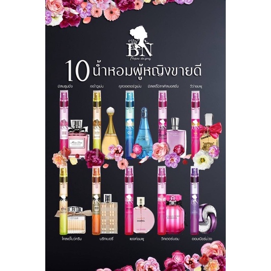 น้ำหอมแท้ แบรนด์ BN กลิ่น Chance pink ชมพู 11ml. สดใส รูปที่ 6