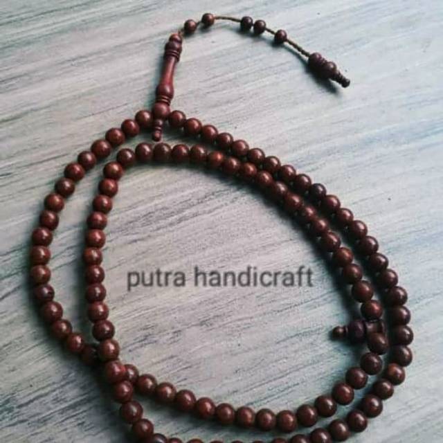 Kayu ORIGINAL NAGASARI TASBIH/ORIGINAL NAGASARI WOOD TASBIH FULL GALIH/TASBIH 99 GRAINS LUCKY WOOD