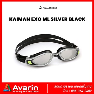 Aqua Sphere Kaiman Exo ML Silver &amp; Black