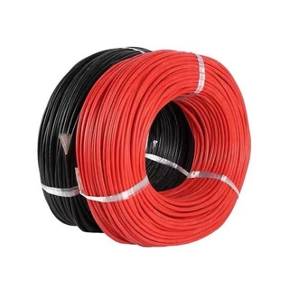 สายไฟดำแดง-แดงดำ 12AWG-24AWG สายไฟซิลิโคน ทนต่อความร้อนได้สูง ขายเป็นเมตร
