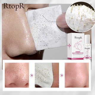 Rtopr มาสก์หน้า เซรั่มมะม่วง กําจัดสิวเสี้ยน ทําความสะอาดรูขุมขนอย่างล้ําลึก เซรั่มรักษาสิว ลอกออก มาสก์จมูก มาสก์หน้า กระชับรูขุมขน เซรั่ม 10 มล. + กระดาษ 50 ชิ้น