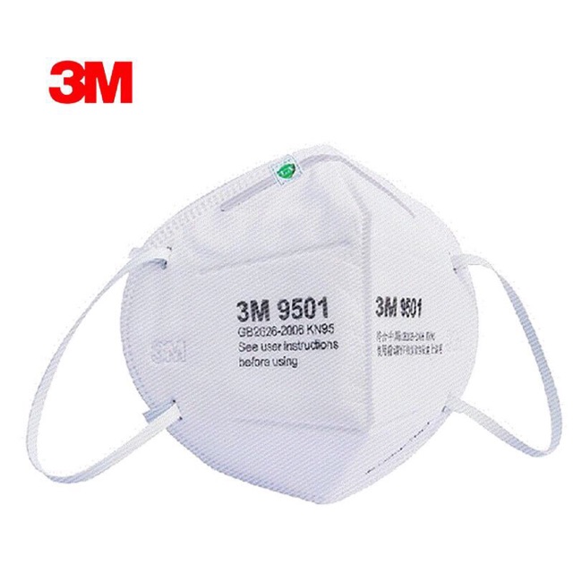 [ของถึงไทย 27 มค] หน้ากากอนามัย N95 ยี่ห้อ 3M 9501 ป้องกันฝุ่น PM2.5