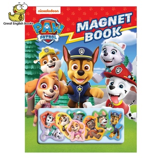 *พร้อมส่ง* *ลิขสิทธิ์แท้* หนังสือ + ตัวการ์ตูนแม่เหล็ก Paw Patrol Magnet Book Hardcover