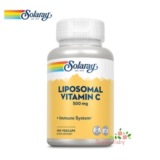 Solaray Liposomal Vitamin C 500 mg 100 VegCaps วิตามินซี ไลโปโซมอล 100 เวจจี้แคปซูล