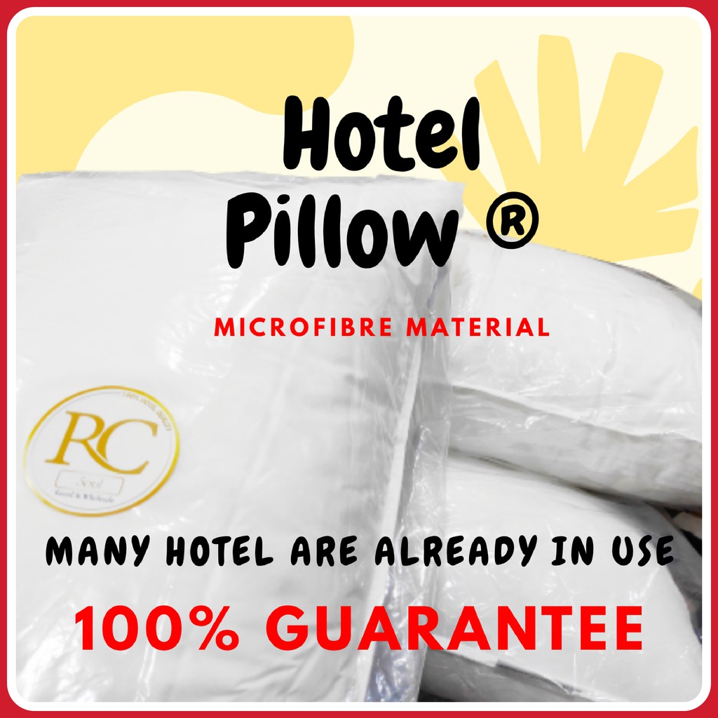 HOTEL PILLOW 1.35 KG (MICROFIBER) -การใช้งาน HotEL 100%