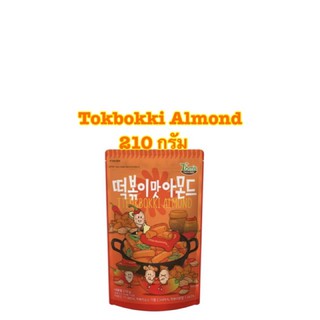 Toms Farm Tokbokki Almond ทอมส์ฟาร์ม อัลมอนด์เกาหลี รสต๊อกโบ๊กกิ ขนาด 210 กรัม