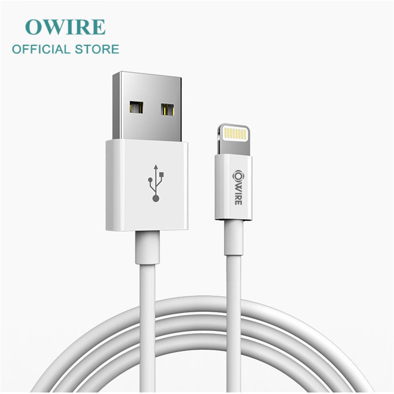 OWIRE สายชาร์จไอโฟน 2A Lightning Cable สำหรับ iPhone Xs/Xs Max/Xr/X/8/8 Plus/7/7 Plus, iPad, iPad etc #2
