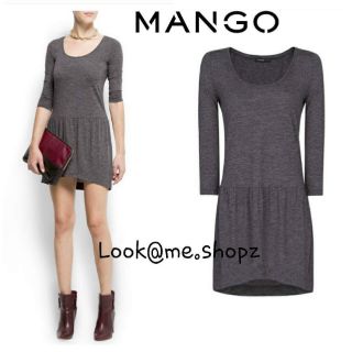 MNG : Grey Short Jersey Dress