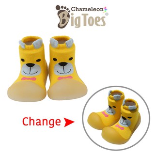 (NEW) Chameleon Bigtoes รองเท้าเปลี่ยนสีได้ เด็กหัดเดิน ลาย Baby Bear (Size 11.5 12.5 13.5cm)