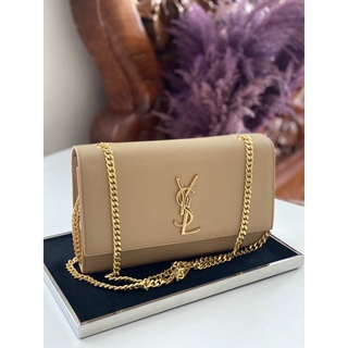 Saint laurent clutch Grade Hiend size 24*14 สีเบจ